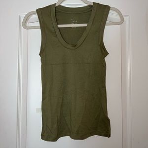 A new day green tank top XS